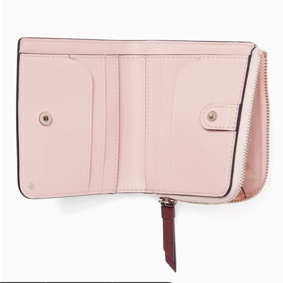 ❤️🩷NWT Kate Spade FLORAL PUP JEWELED WALLET - Picture 2 of 5